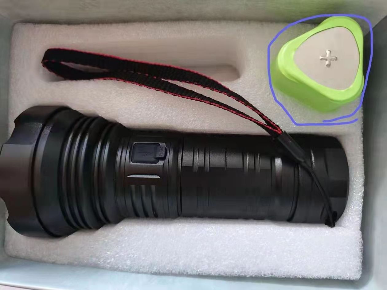 T40 strong light USB rechargeable fixed focus outdoor led searchlight tactical flashlight