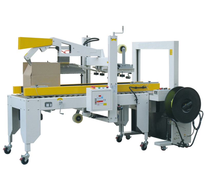 Automatic folding and sealing machine Automatic folding cover Tape sealing packing machine Hot melt adhesive carton sealing mach