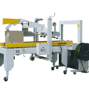 Automatic folding and sealing machine Automatic folding cover Tape sealing packing machine Hot melt adhesive carton sealing mach