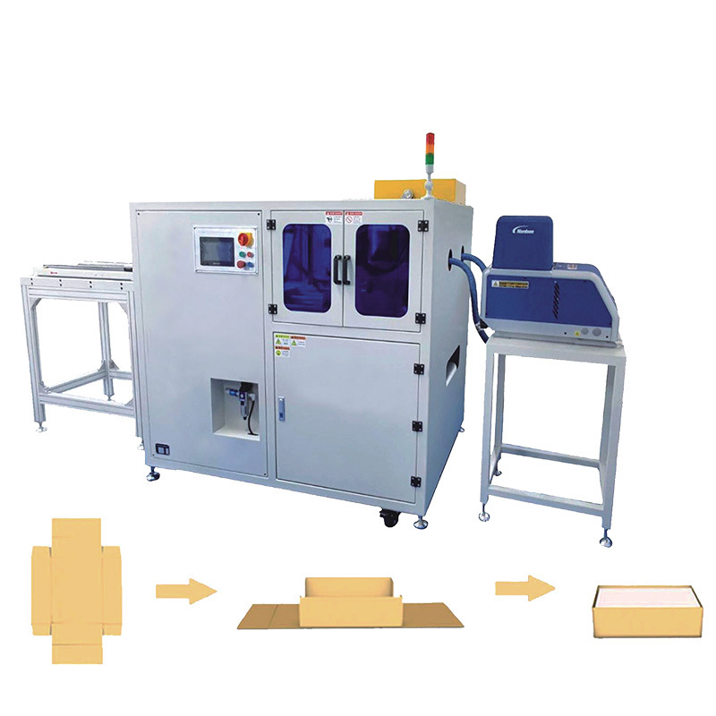 Box Folding Carton Forming Machine Auto Case Erector Cardboard Box Former Machine