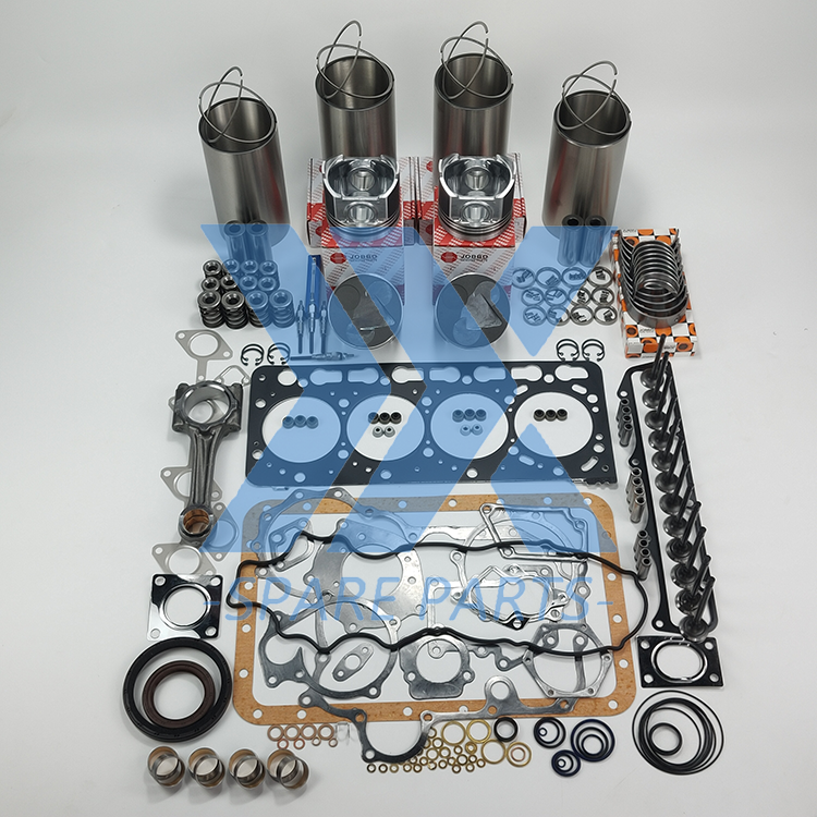 V3600 engine overhaul kit with piston kit spare parts for Kubota