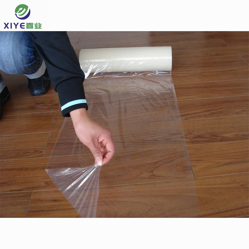 custom widely used transparent surface protective film roll polyethylene protective tapes for floor