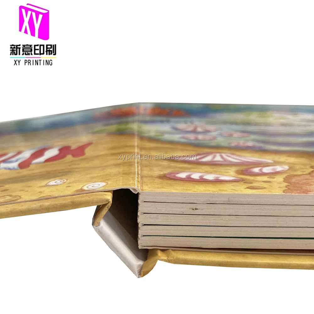 Customized printing services  printing Colorful children book pull and push tab cardboard book for kids