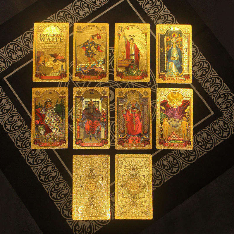 Wholesale Custom Printing Tarot Card Deck meaning  russian languagerider waite Playing With 54 Cards Affirmation Cards Positive