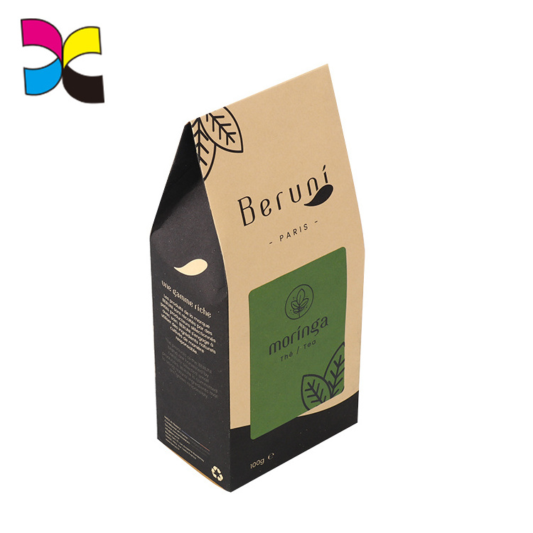 Wholesale Factory Price Luxury Coffee Tea Packaging Box Custom Logo Small Tea Bag Gift Packing Paper Shaped Box