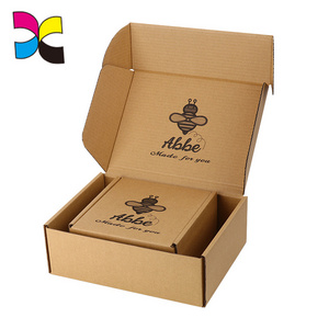 Wholesale Printing Recycled Brown Corrugated Custom Mailer Box Packaging Corrugated Paper Carton Box