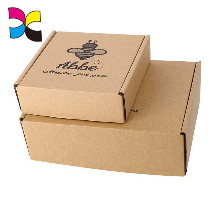 Wholesale Printing Recycled Brown Corrugated Custom Mailer Box Packaging Corrugated Paper Carton Box