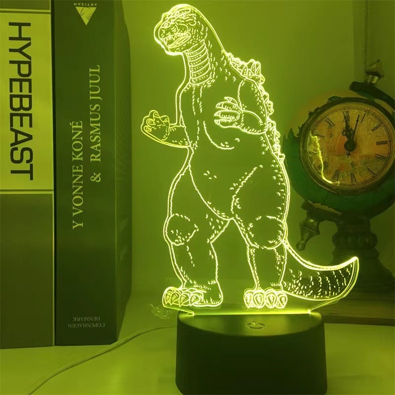 Godzilla  table lamp  Smart LED 3D Night Lamp