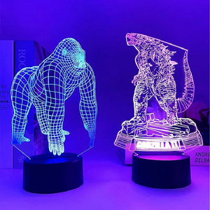 Godzilla  table lamp  Smart LED 3D Night Lamp