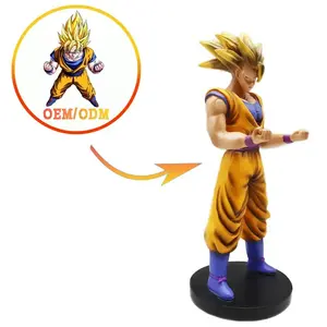 Custom Japan Famous Resin Figure Dragon Ball Anime Character Life Size Goku Statue Fiberglass Sculpture