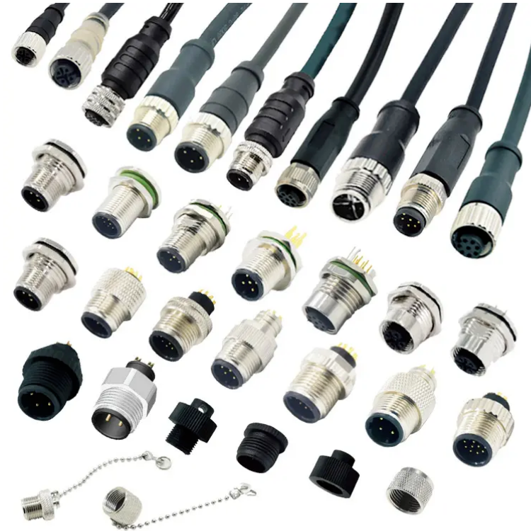 Custom Aviation Cable 2 3 4 5 6 8 10 12 17 Pin A B C D Coding Code IP67 IP68 Waterproof Circular Connector M12 Cable