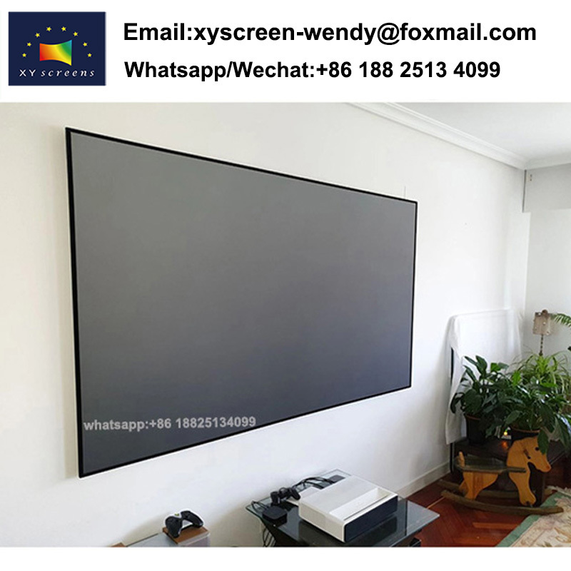 xyscreen 120-150 inch Ambient light rejecting ALR UST  projector screen for xiaomi mijia laser projector