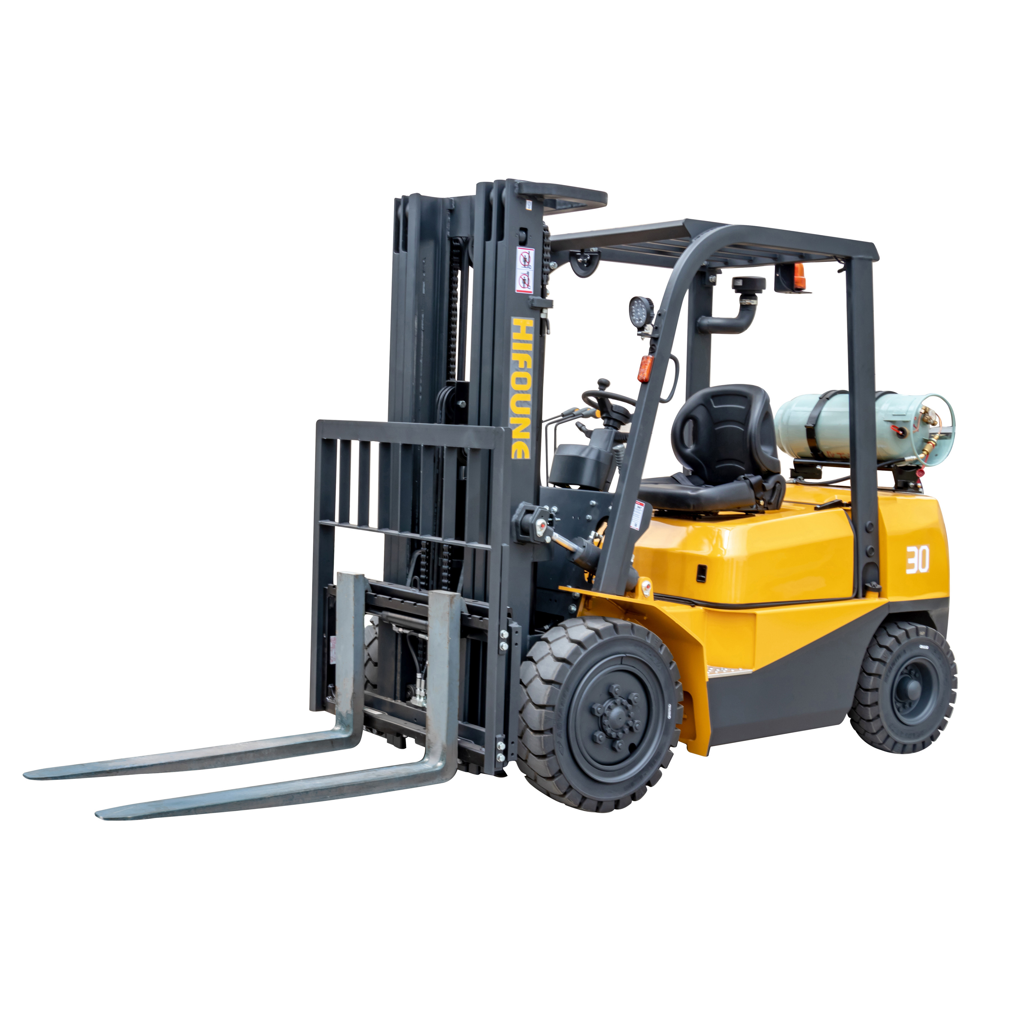 Very Light 15 Inch 17 Meter 6m Forklift Truck 2.5t 3 T 2 3.5 5 10 24 Ton 30-ton 8ton 15ton 25 Tone With Tires Solid Closed Cabin