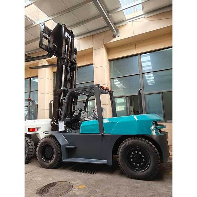 Container Moving Mechanical Shipping Container Forklift 18 Ton 2ton Hydraulic For Construction With 12 Miter Fork Carriages