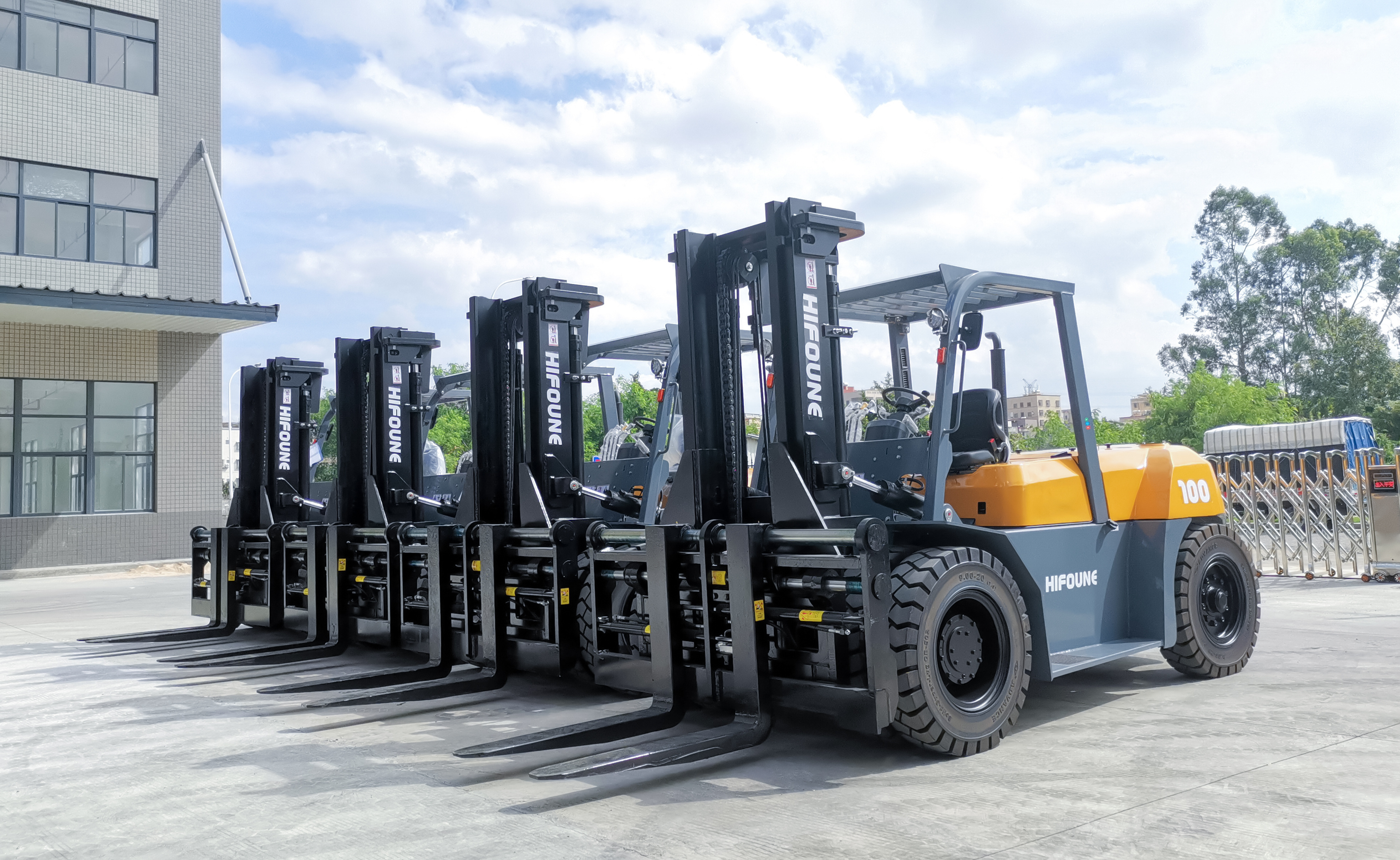 Hifoune heavy forklift truck fork lift 10 ton 12 ton 15 ton 16 ton 18 ton 20 ton 25 ton 30 ton 12 ton diesel forklifts price