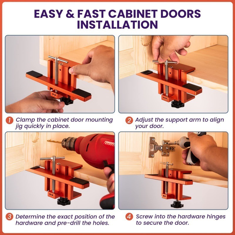 Cabinet Door Mounting Jig Woodworking Locker Cabinet Door Jig Cabinet Doors Installation