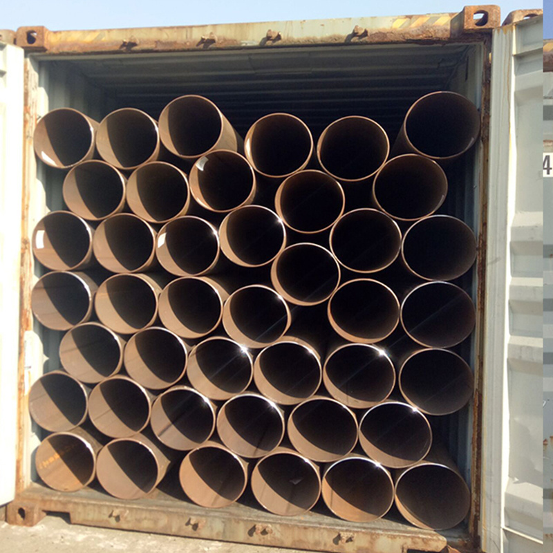 Schedule 80 Sch STD welded steel pipe with large diameter of 508 mm OD in 12 m length