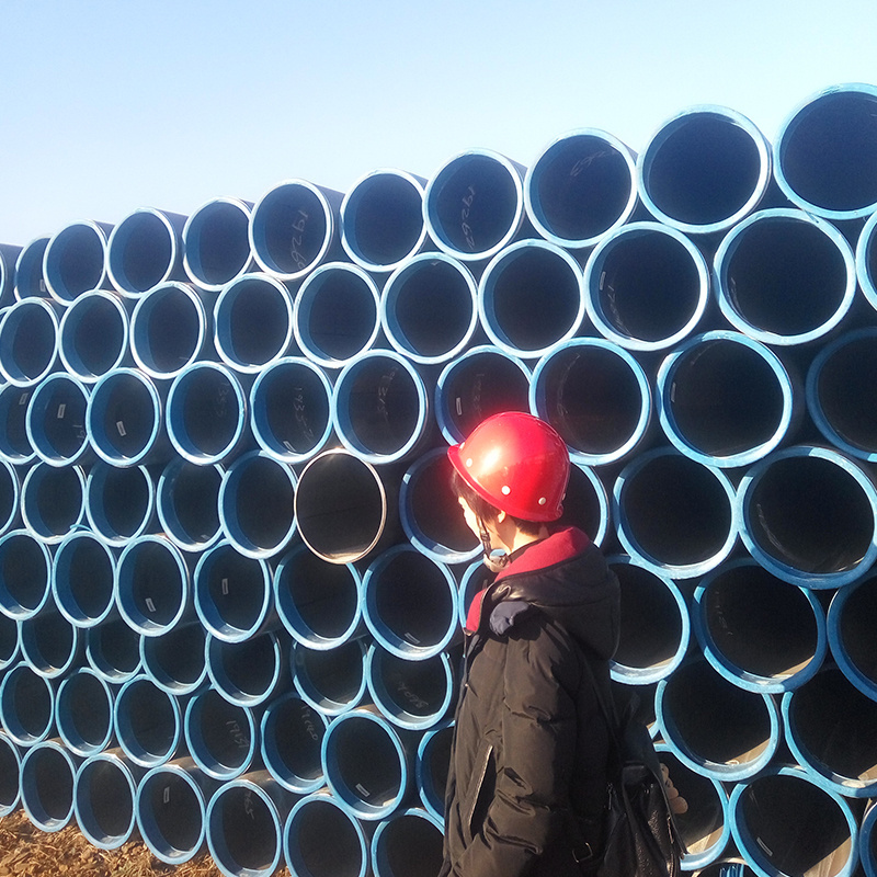 Schedule 80 Sch STD welded steel pipe with large diameter of 508 mm OD in 12 m length