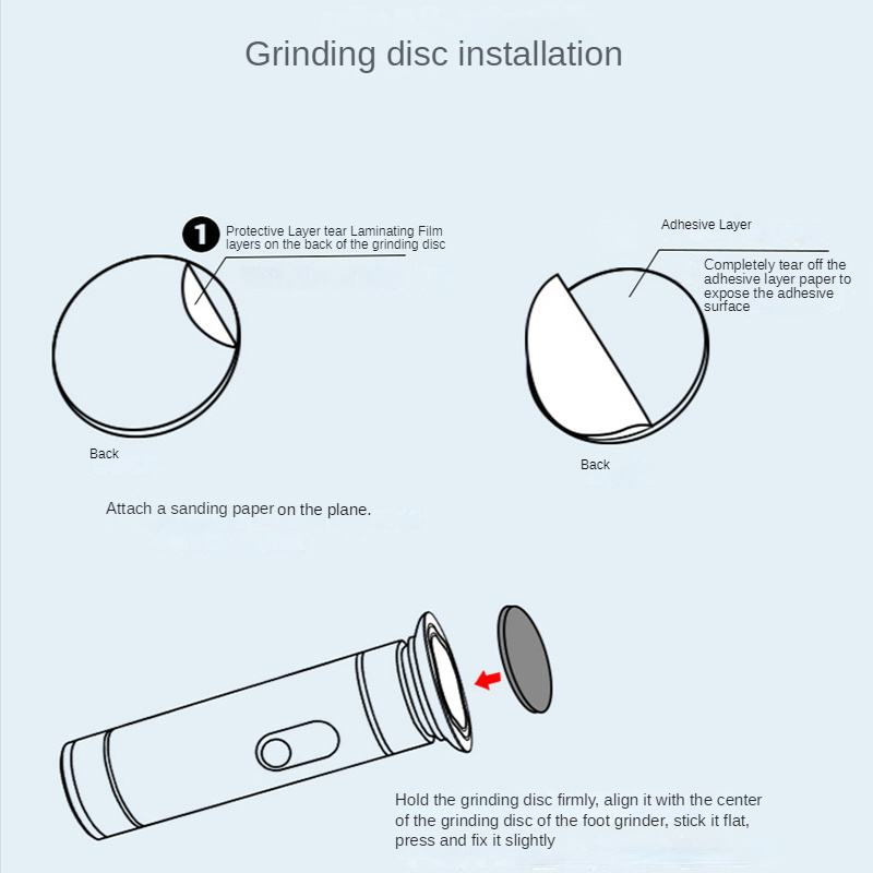 OEM Round Abrasive Sanding Disc for Foot Callus Remover