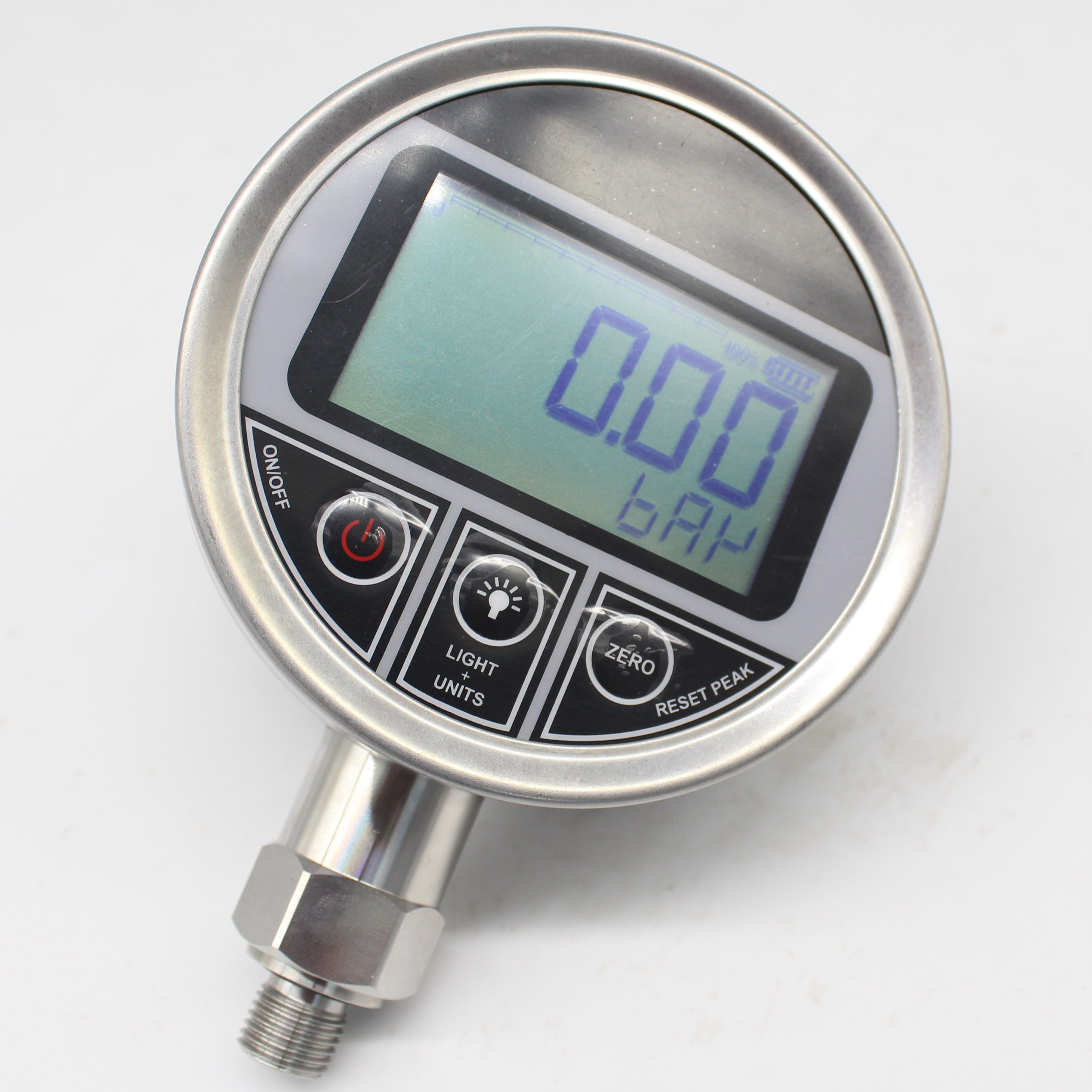 Double screen display  Battery-Powered High Accuracy Hydraulic Digital  Data logger Pressure gauge