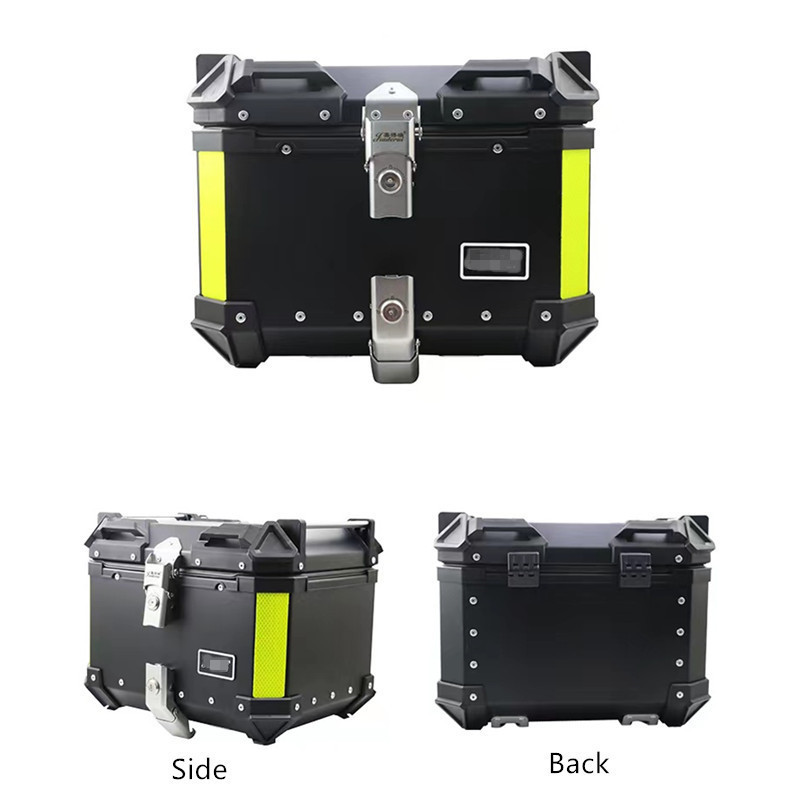 Waterproof  Motorcycle Tail Box Trunk Scooter Real Food Delivery Aluminum Top Case Box