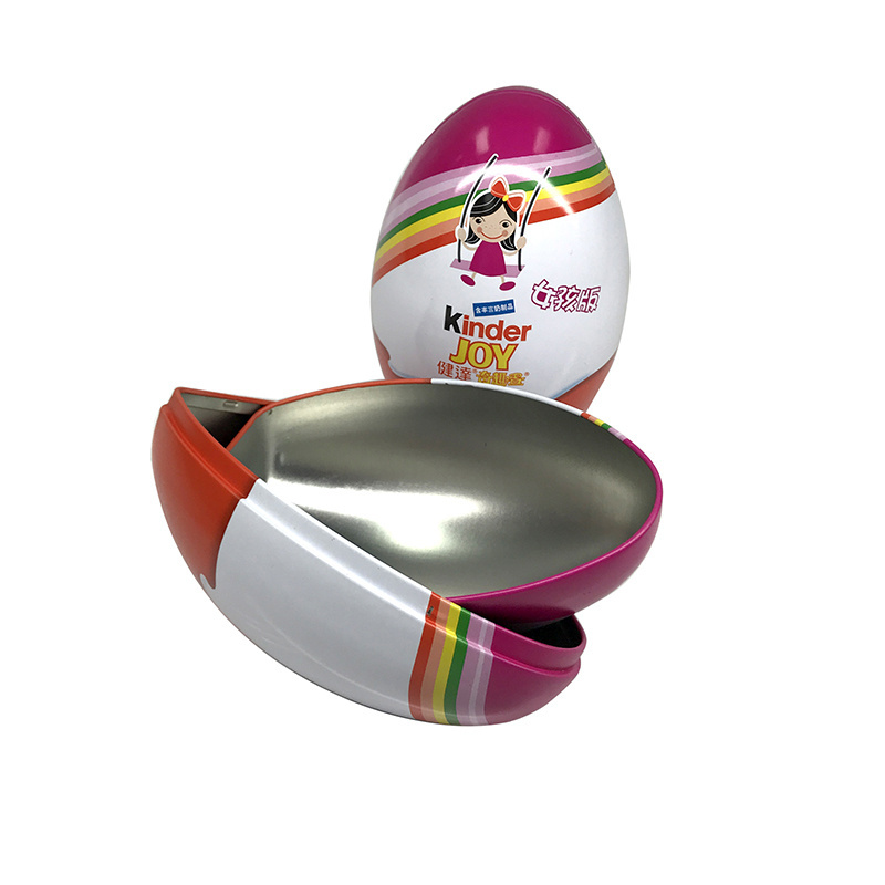 Easter egg tin packaging easter Day fantastic egg shape tin box