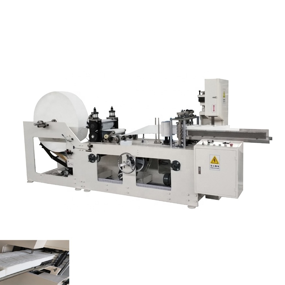 Factory direct sell tissue paper napkin making fold machine