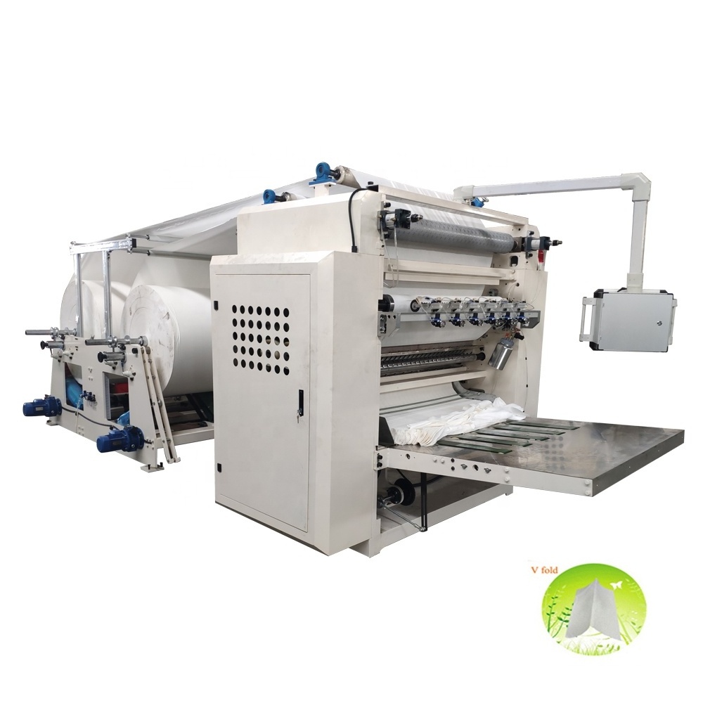 Full automatic facial tissue paper making machine