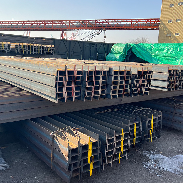 China Suppliers Mild Universal Structural section steel Ss400 Q235b Steel H I Iron Beam Price For Sale