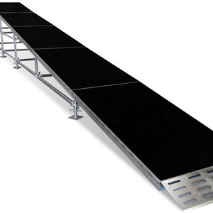 aluminum truck loading stairs portable pole staging stage event