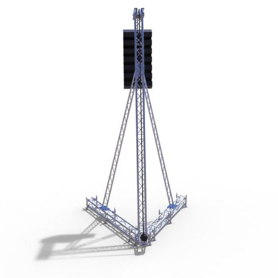 line array truss tower/aluminum PA tower truss/Sound hang truss