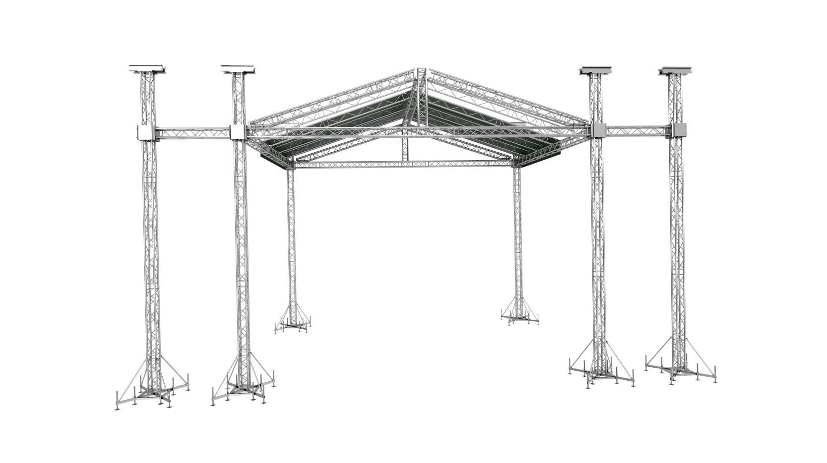 Line array stand crank lift tower tomcat speaker truss bridge