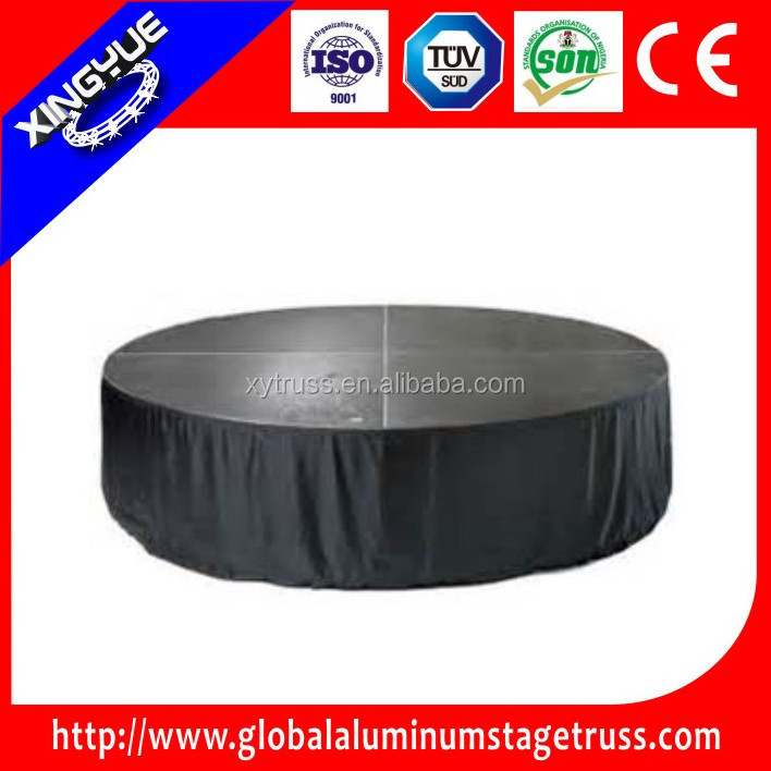 concert /event portable circular stage, aluminum round stage