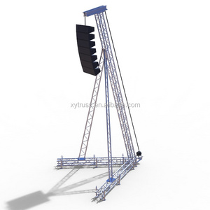 Line array stand crank lift tower tomcat speaker truss bridge