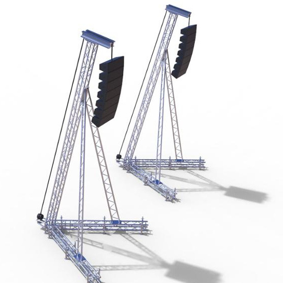 line array truss tower/aluminum PA tower truss/Sound hang truss