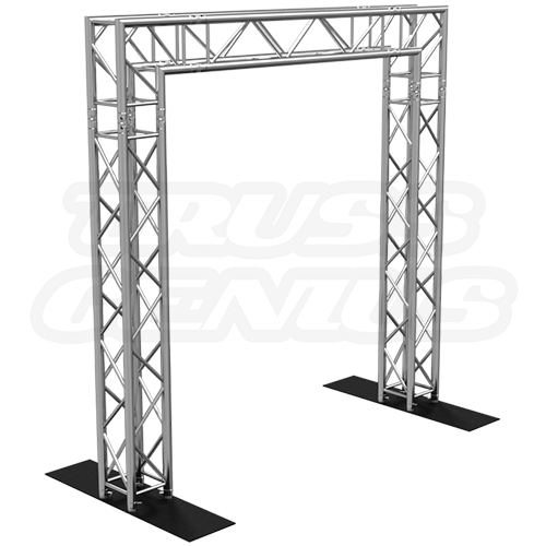 trade show array dj booth aluminum roof bolt spigot 300mm square truss