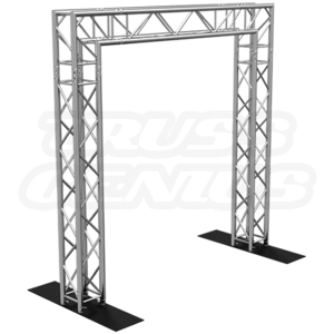 trade show array dj booth aluminum roof bolt spigot 300mm square truss