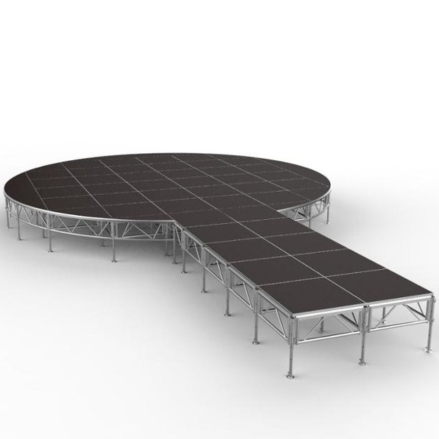 concert /event portable circular stage, aluminum round stage