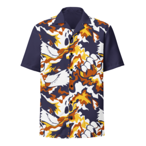 Custom Logo Design Sublimation Print Beach Wear Quick Dry Satin Polyester Button Down Collar Short Sleeves Men's Hawaiian Shirts