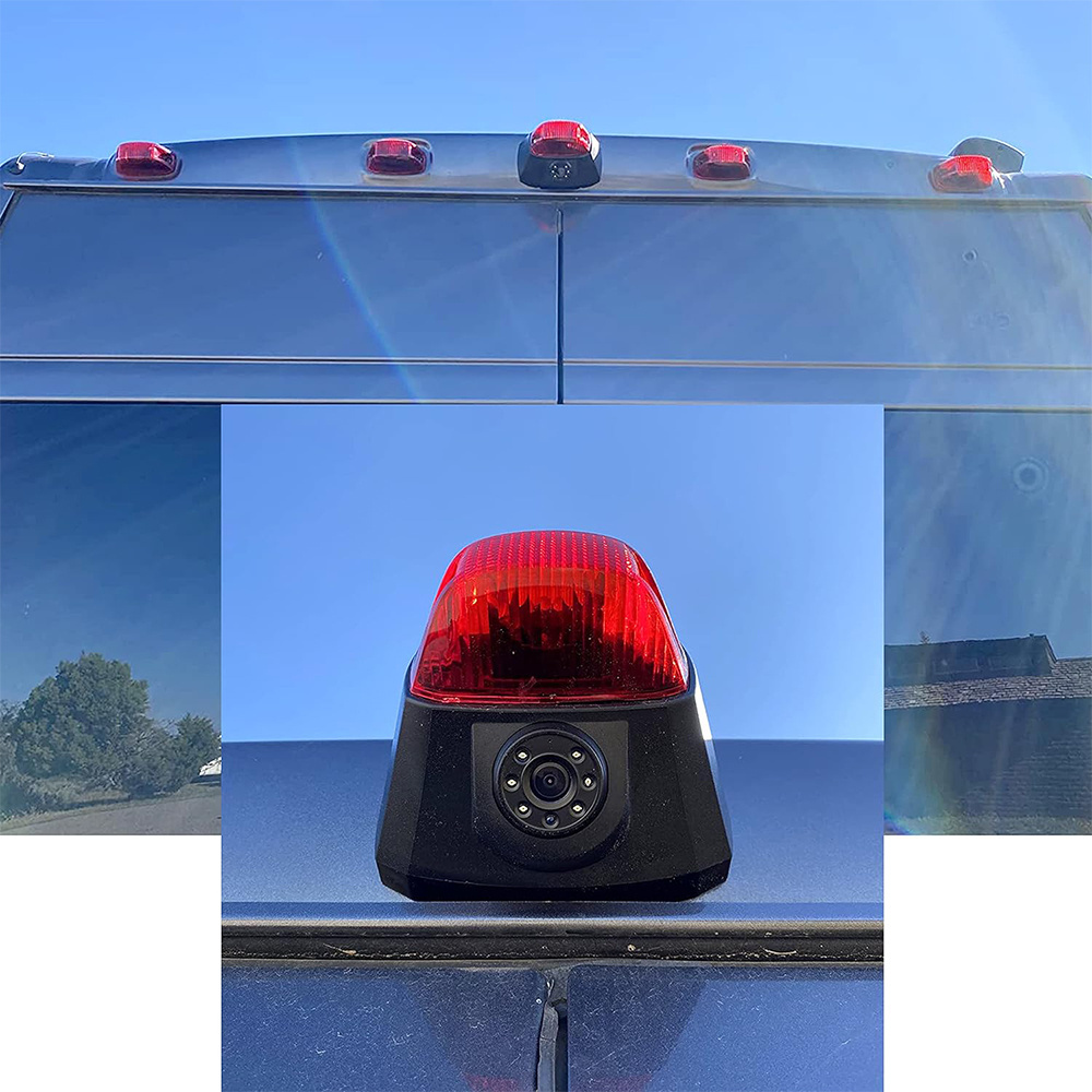 Third Brake Light Backup Camera Rear View for Dodge Ram Promaster 1500 2500 3500 2014-2019 Rear Roof Mounted Top High Mount