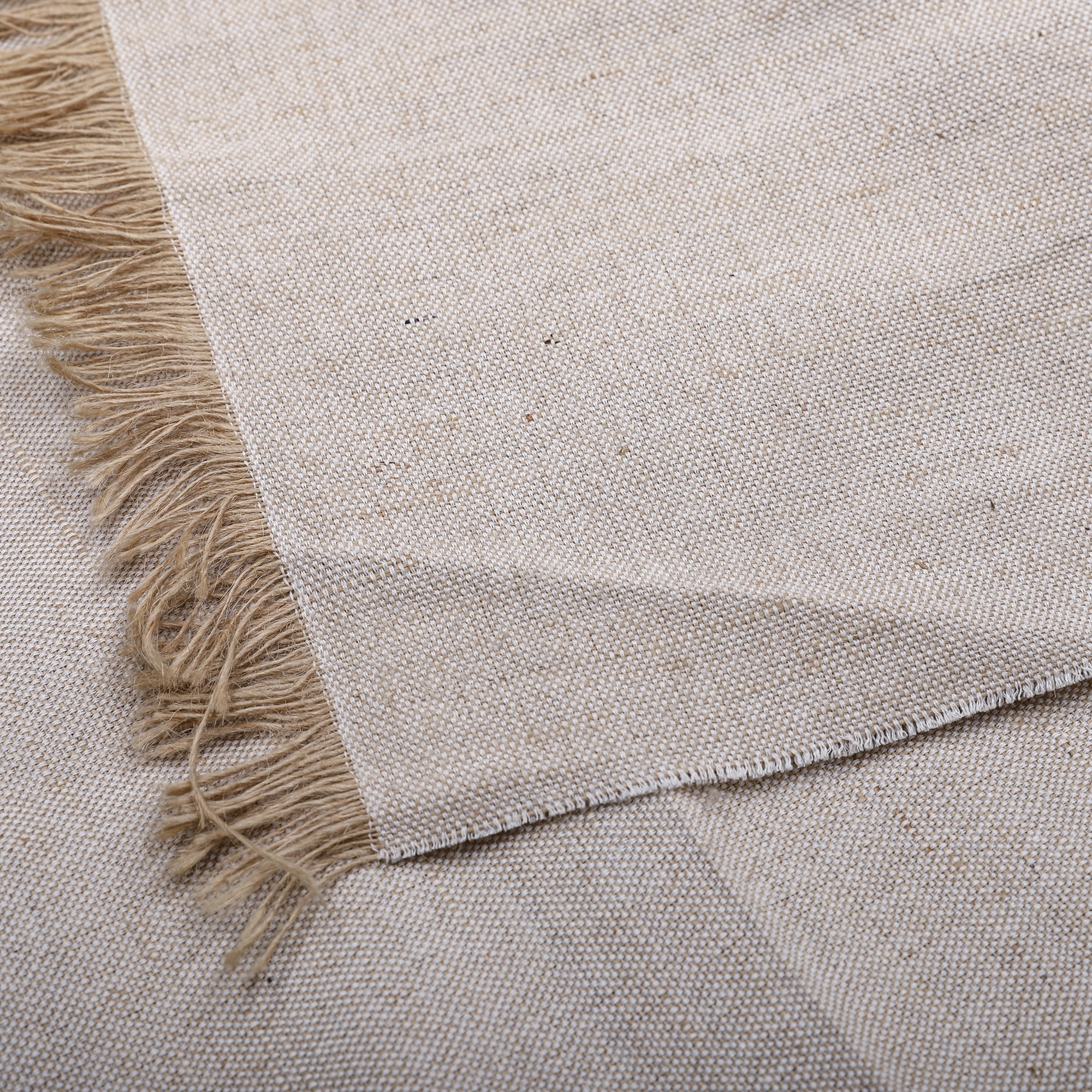 55% Jute 45% Cotton Fabric Cotton Burlap Linen Fiber High Quality Jacquard Weave