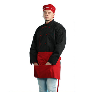 Basic Chef Uniform Jacket Hotel Kitchen Staff Uniform Cook Uniform