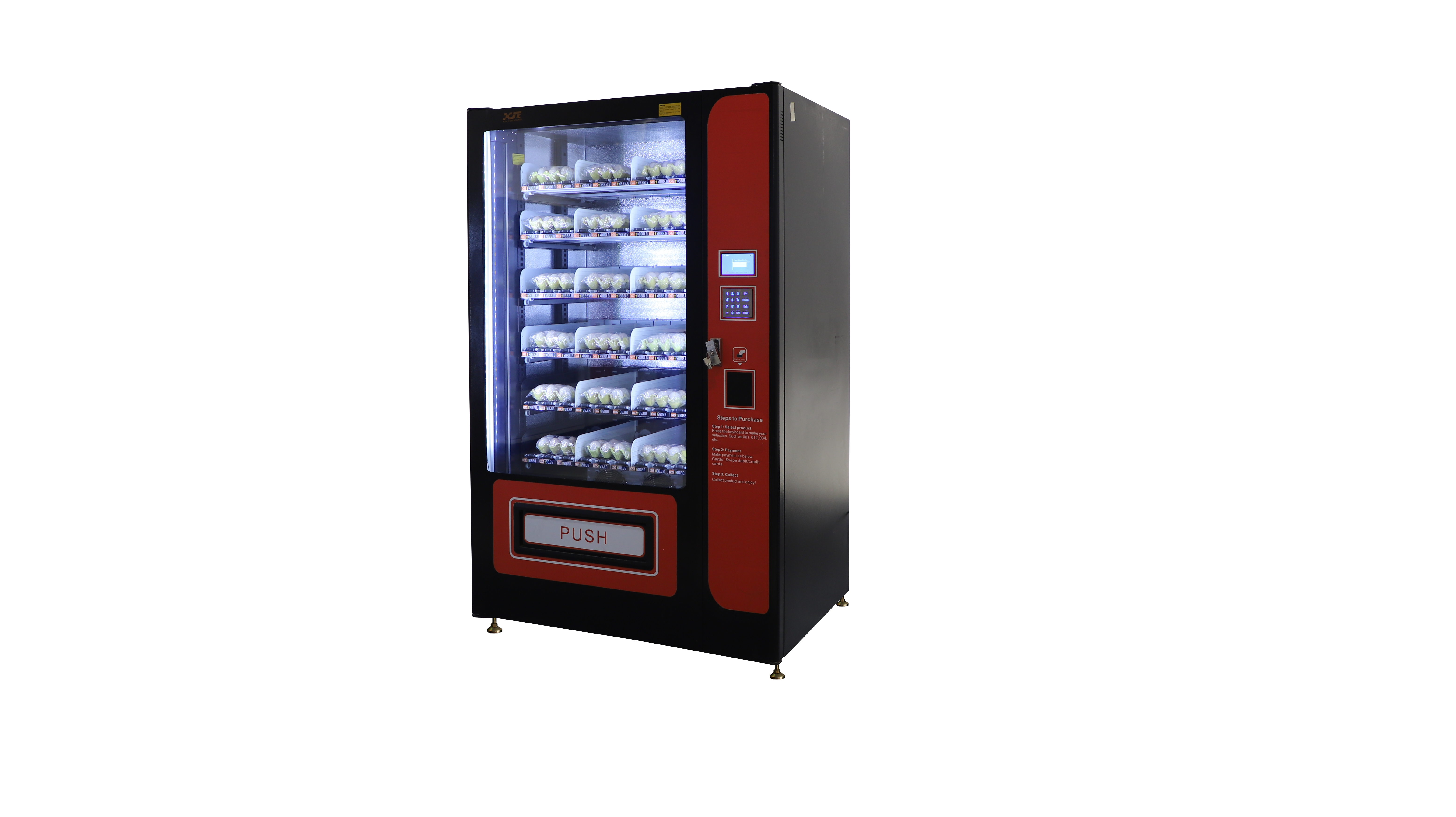 XY Eggs Vending Machine With Elevator Milk Vending Machine