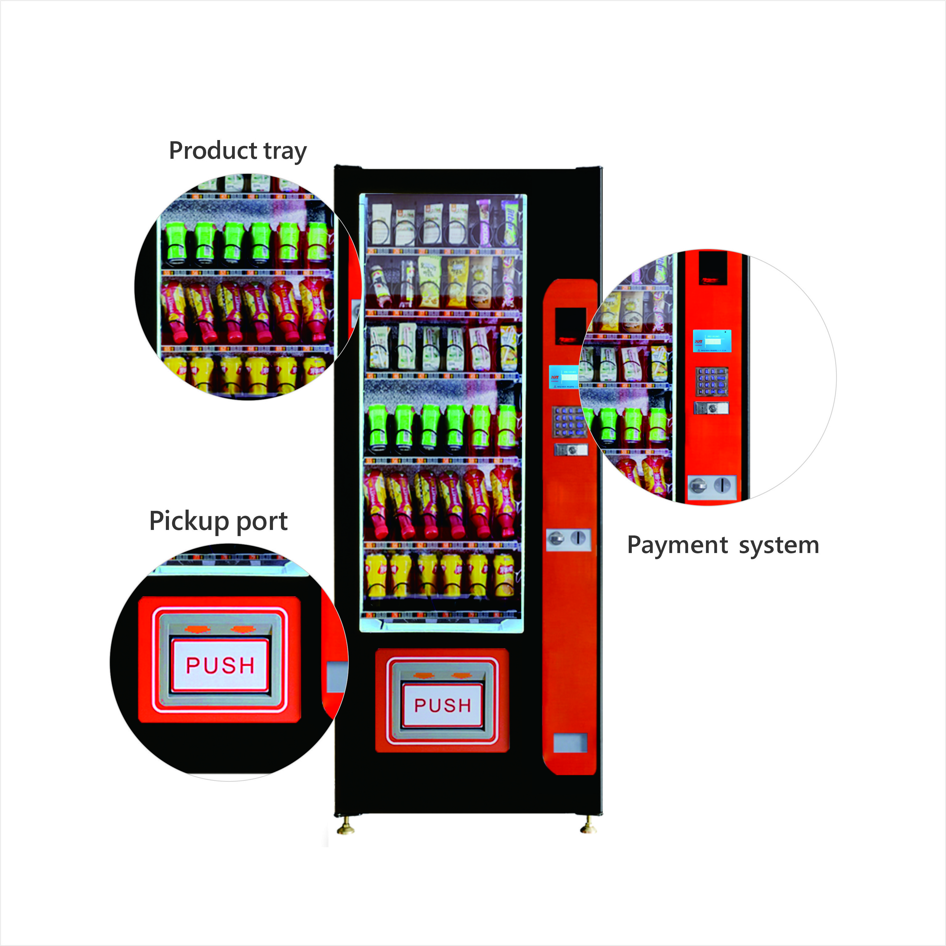 Mini Snack Dispenser Commercial Fully Automatic Coffee Vending Machines Small