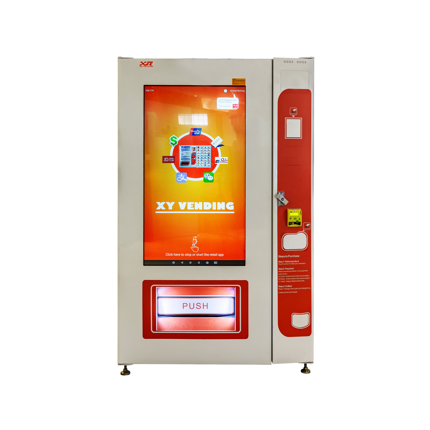 XY Low Price Nail Art Vending Machine Nail Polish Vending Machine