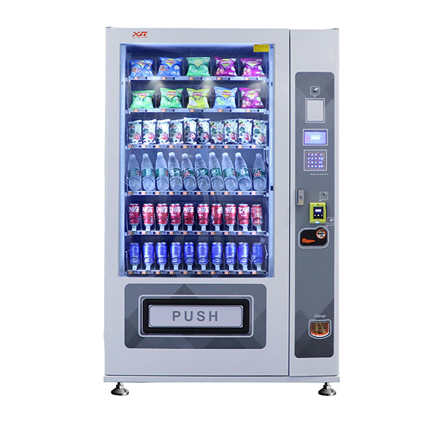 Hot Selling 24 Hours Large Capacity Automatic Combo Snacks Drinks Food  Vending Machine