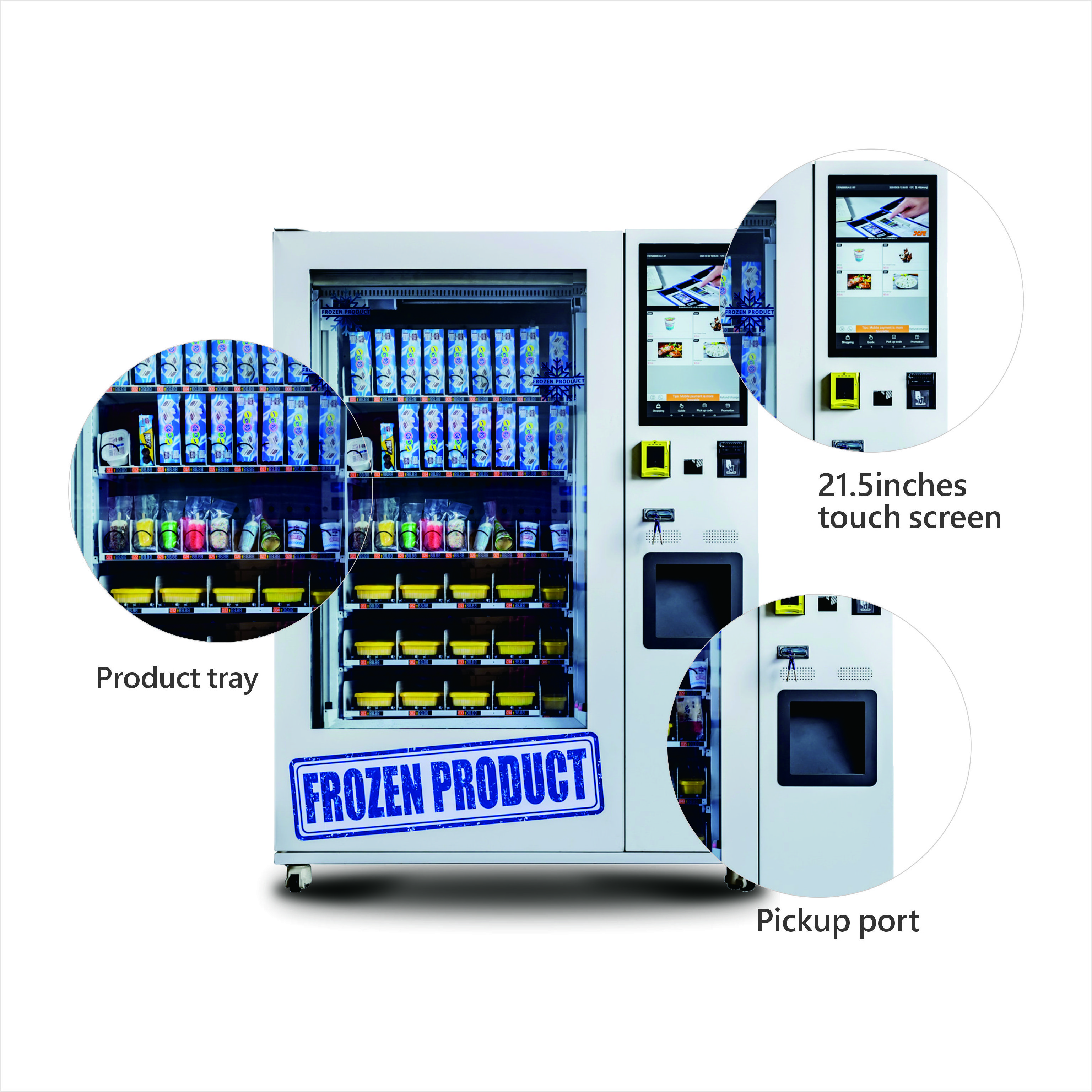 XY Meat Ice Cream Frozen Food Vending Machine For Sale With Elevator