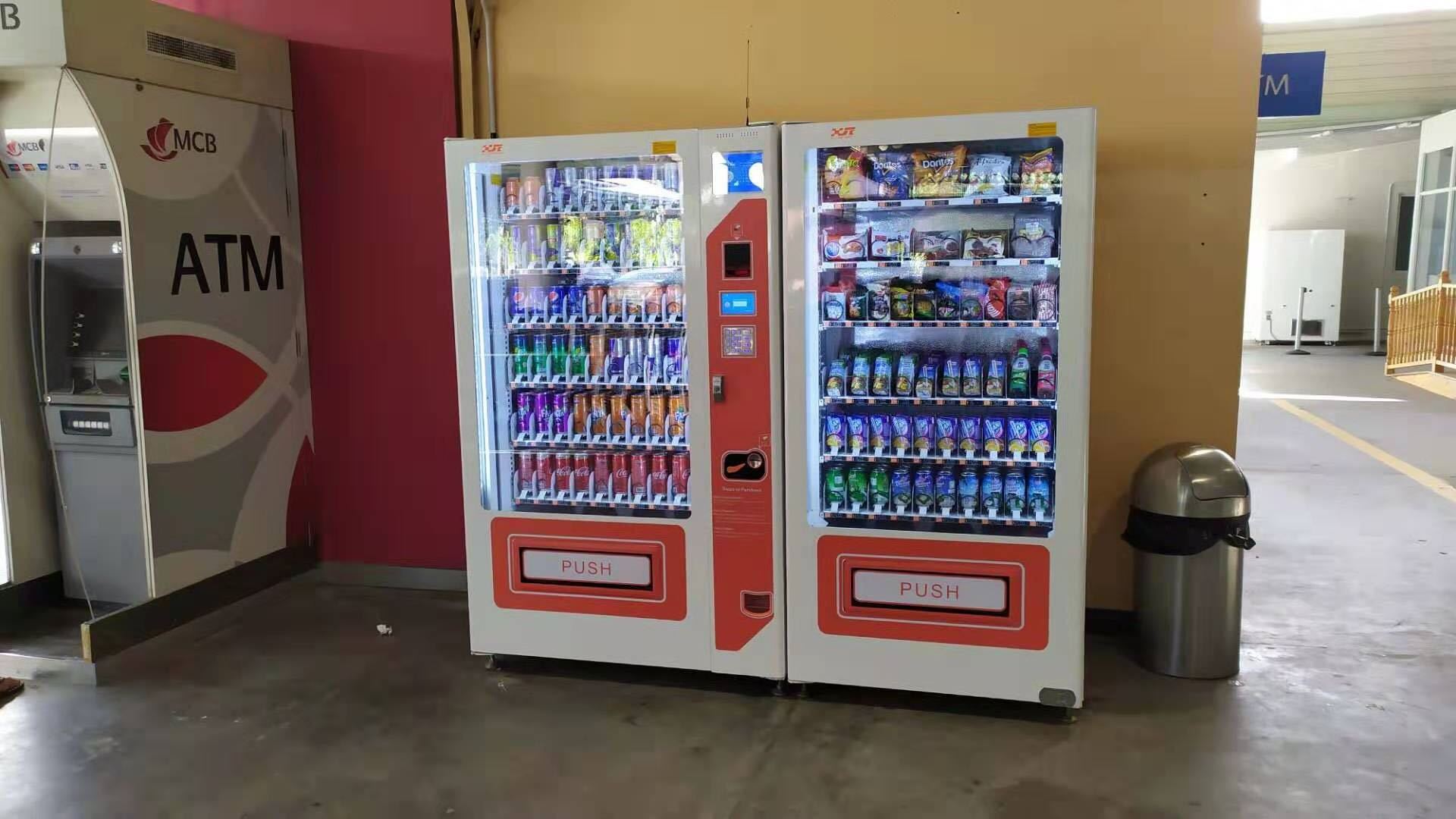 Vending Machine Snacks And Drinks & Combo Vending Machine