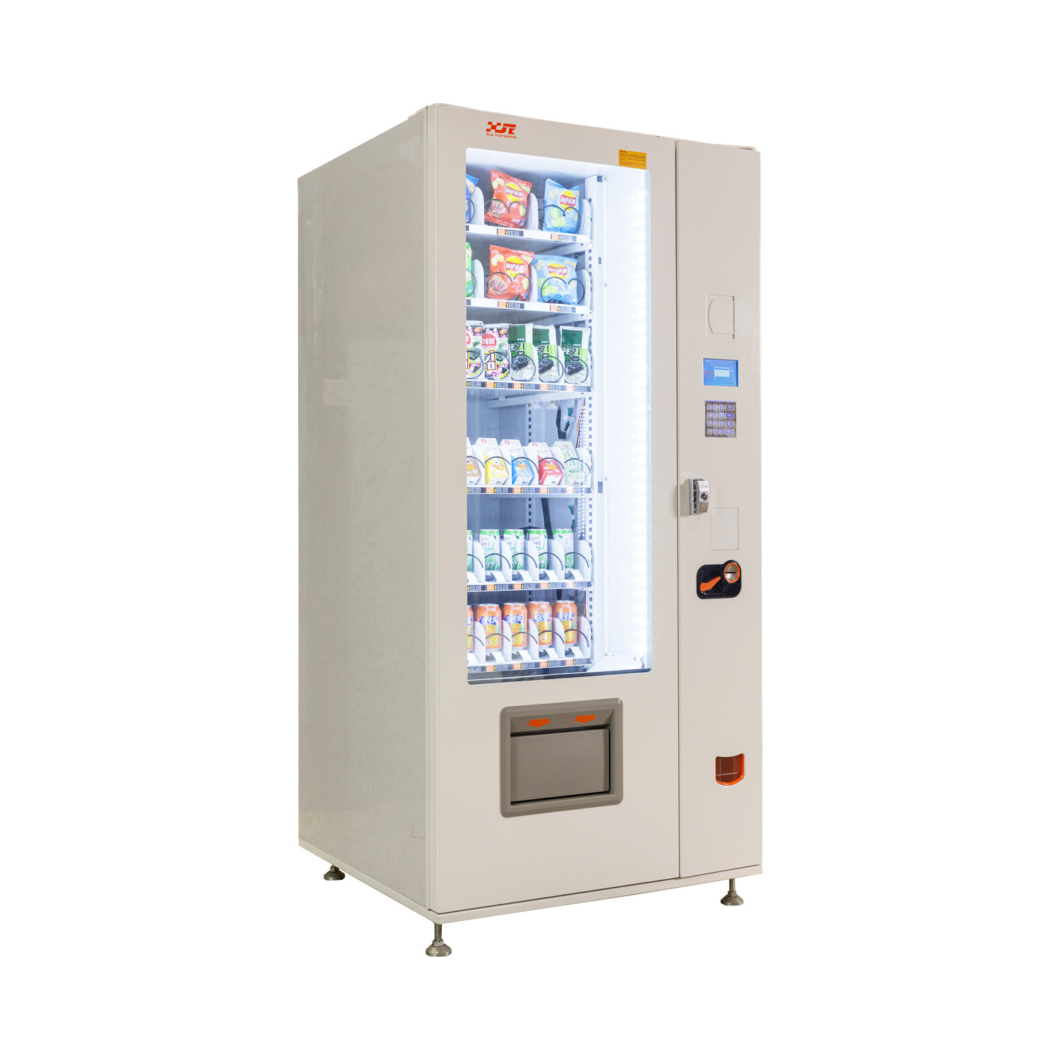 XY Mini Slim Small Combo Refrigerated little Vending Machine For Sale Snacks Drinks Beverages