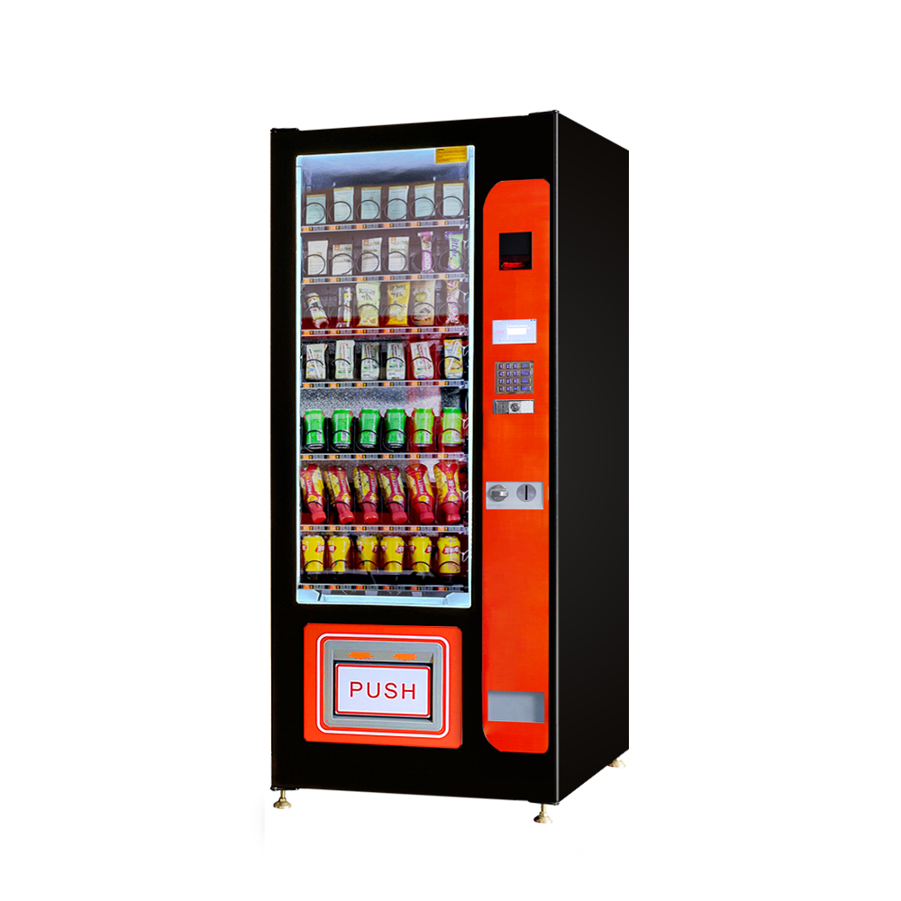 China Mainland Automatic Dispenser Pringles Snack And Drink Vending Machine Of XY Brand